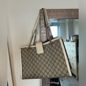 Authentic Gucci padlock tote